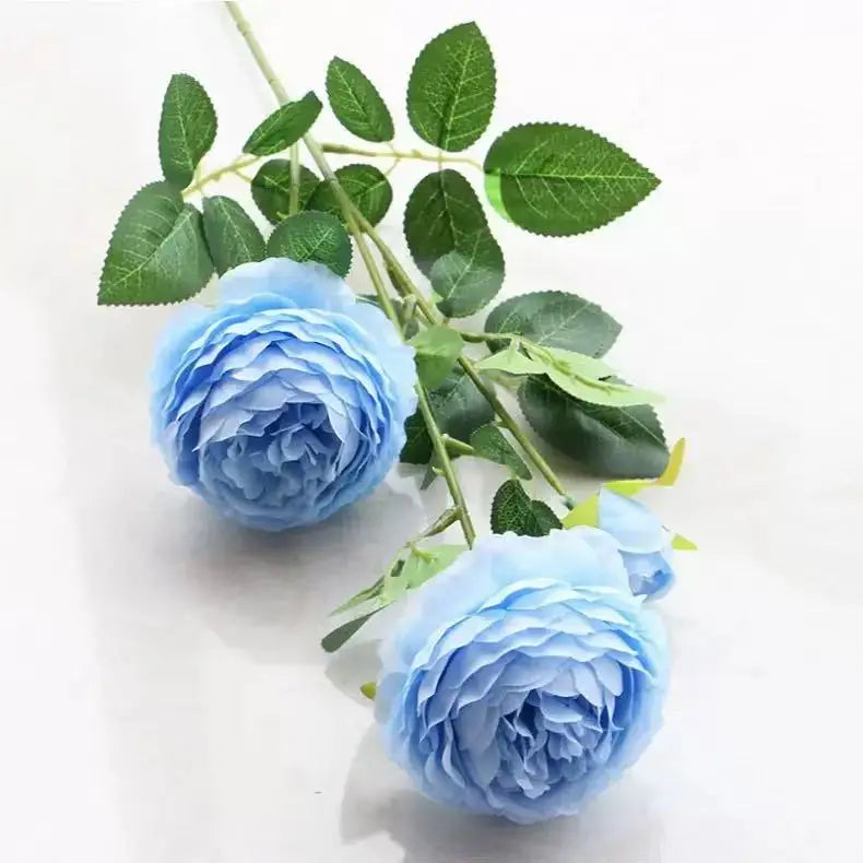 Pivoines roses artificielles en soie