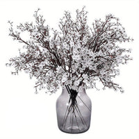 Lot de 5 fleurs artificielles champetre de cerisier