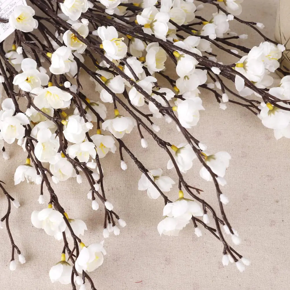 Fleurs de prunier artificielles pour salon