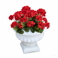 Lot de 2 fleurs artificielles de géranium