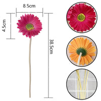Lot de 5 ou 10 fleurs artificielles gerberas