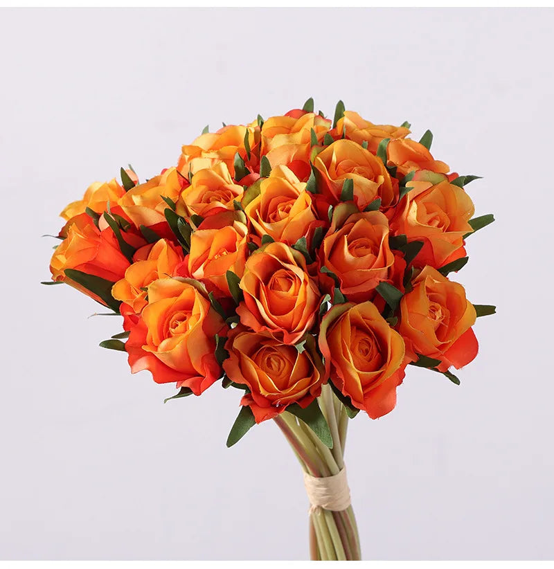 Bouquet de roses artificielles