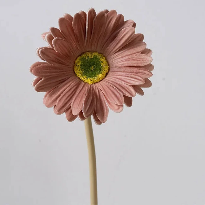 Lot de 5 ou 10 fleurs artificielles gerberas