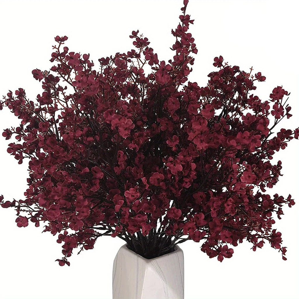Lot de 5 fleurs artificielles champetre de cerisier