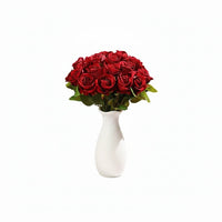 Bouquet de 50 roses artificielles en velours - Luxe