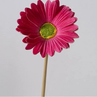 Lot de 5 ou 10 fleurs artificielles gerberas