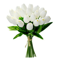 10/30 fleurs artificielles tulipes réalistes