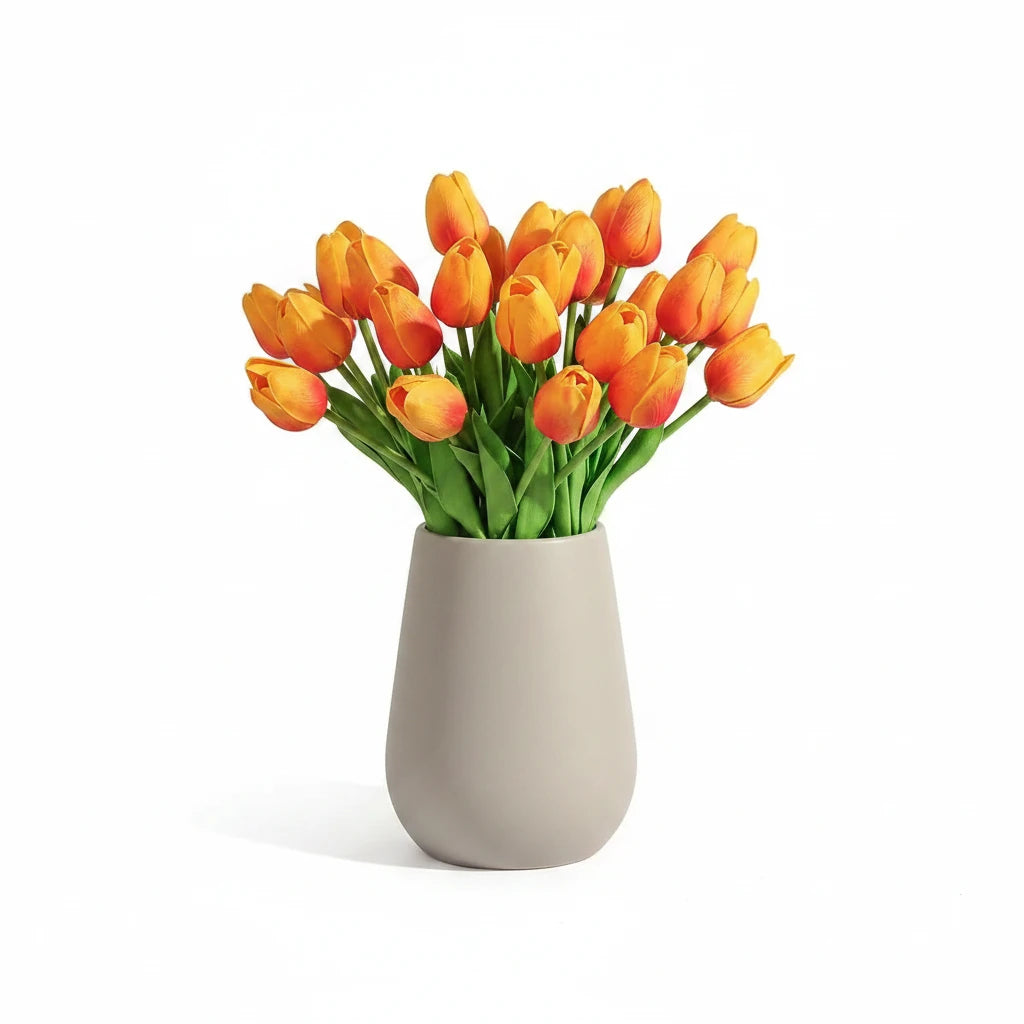 10/30 fleurs artificielles tulipes réalistes