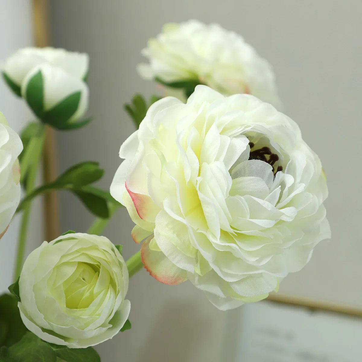Bouquet de pivoine pour mariée en soie artificielle