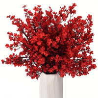 Lot de 5 fleurs artificielles champetre de cerisier