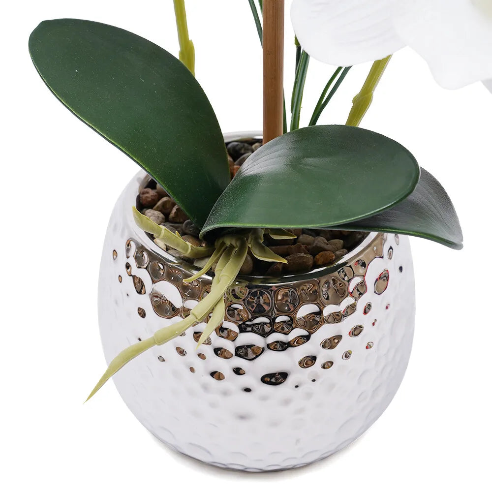 Orchidée Phalaenopsis artificielle en pot