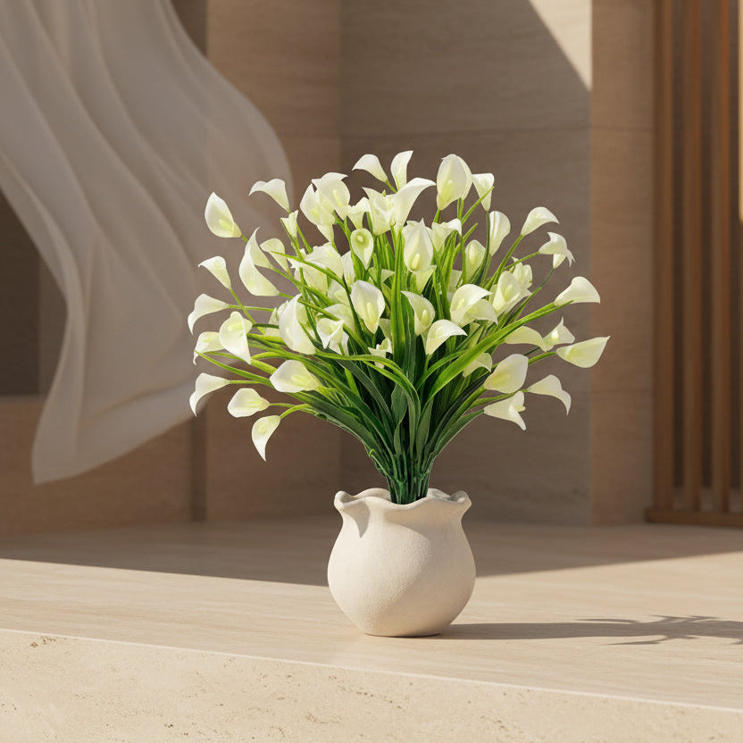 Bouquet de lys calla artificiels