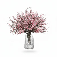 Lot de 5 fleurs artificielles champetre de cerisier