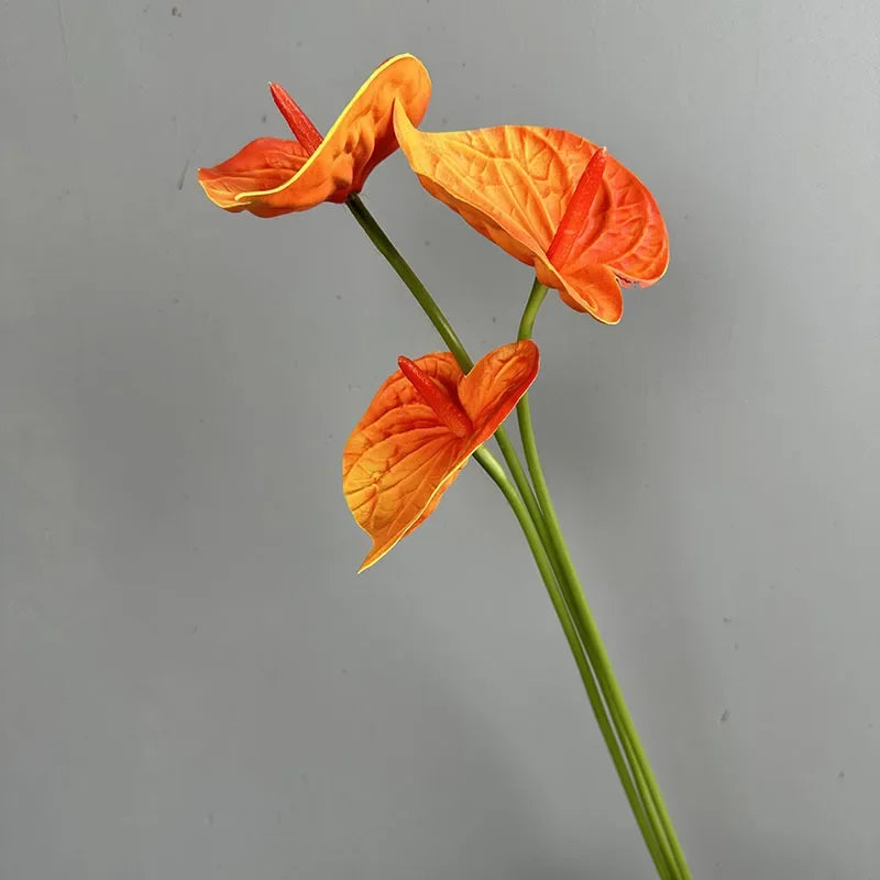 Fleurs artificielles anthuriums