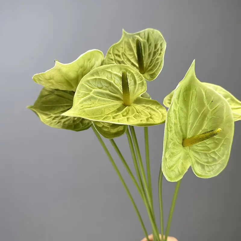 Fleurs artificielles anthuriums