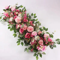 Roses artificielles de centre de table mariage